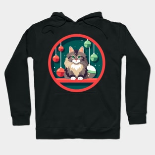 Maine Coon Cat Xmas Xmas Ornament, Love Cats Hoodie